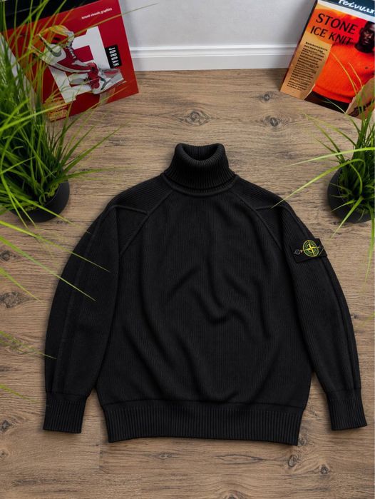 Гольф Stone Island чоловічий в’язаний светр Стон Айленд