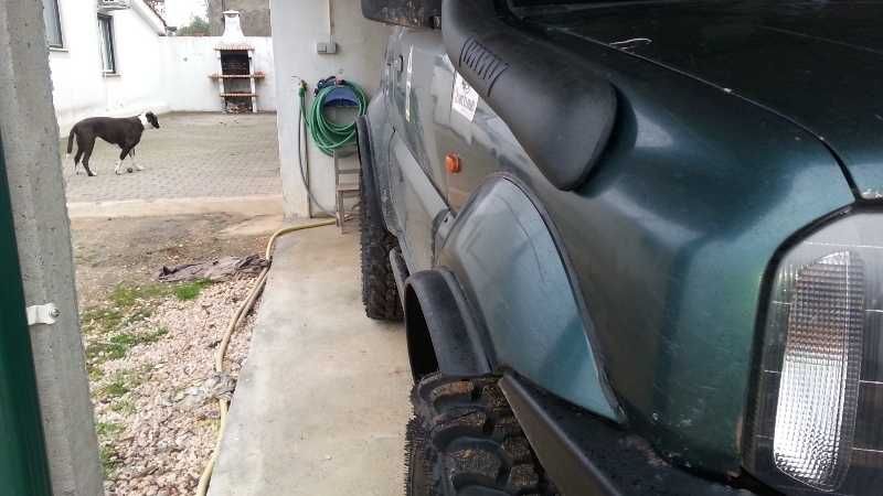 Abas universais laterais em borracha para 4x4