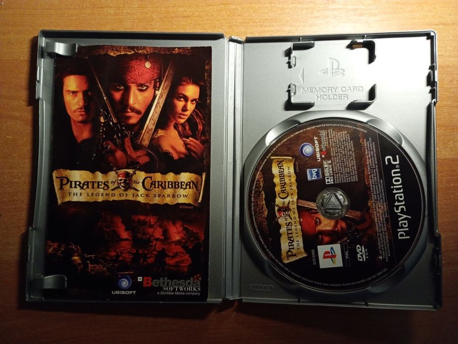 Диск Pirates of the Caribbean -The Legend of Jack Sparrow( Ps2 )pal регіон