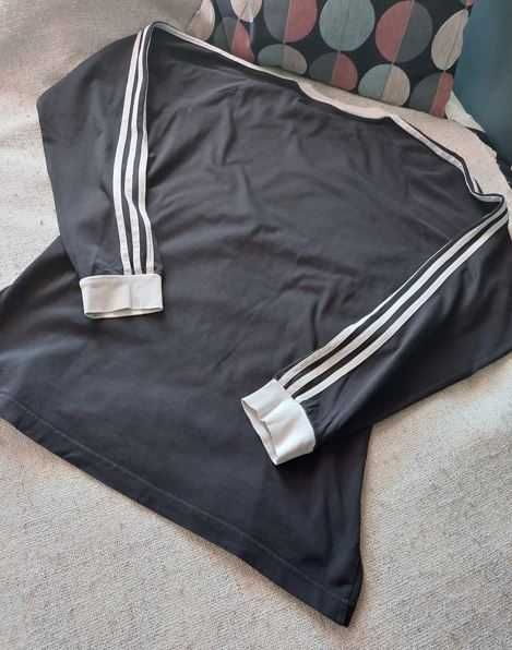 *** bluza longsleeve Adidas męski czarny rozmiar L ***