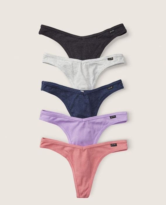 Набір бавовняних трусиків Pink Victoria's secret