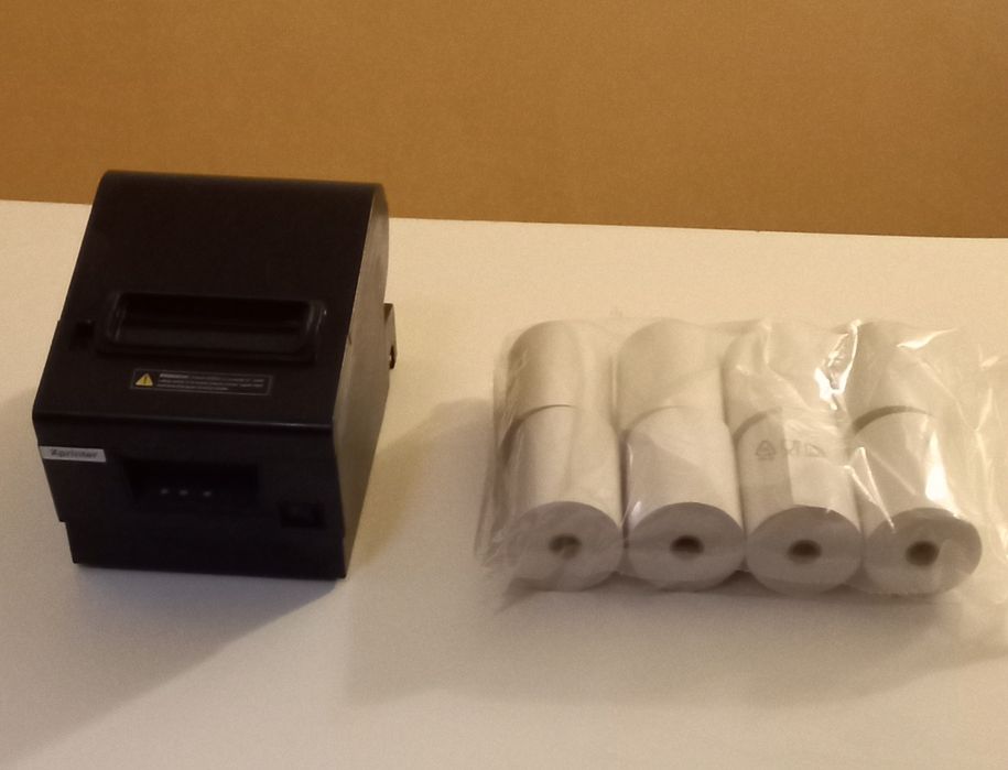 Terminal POS com impressora, scanner e gaveta