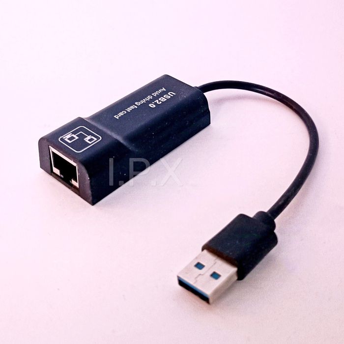 Зовнішня мережна Ethernet карта USB 2.0 – LAN (RJ45), 100 Мбіт/с