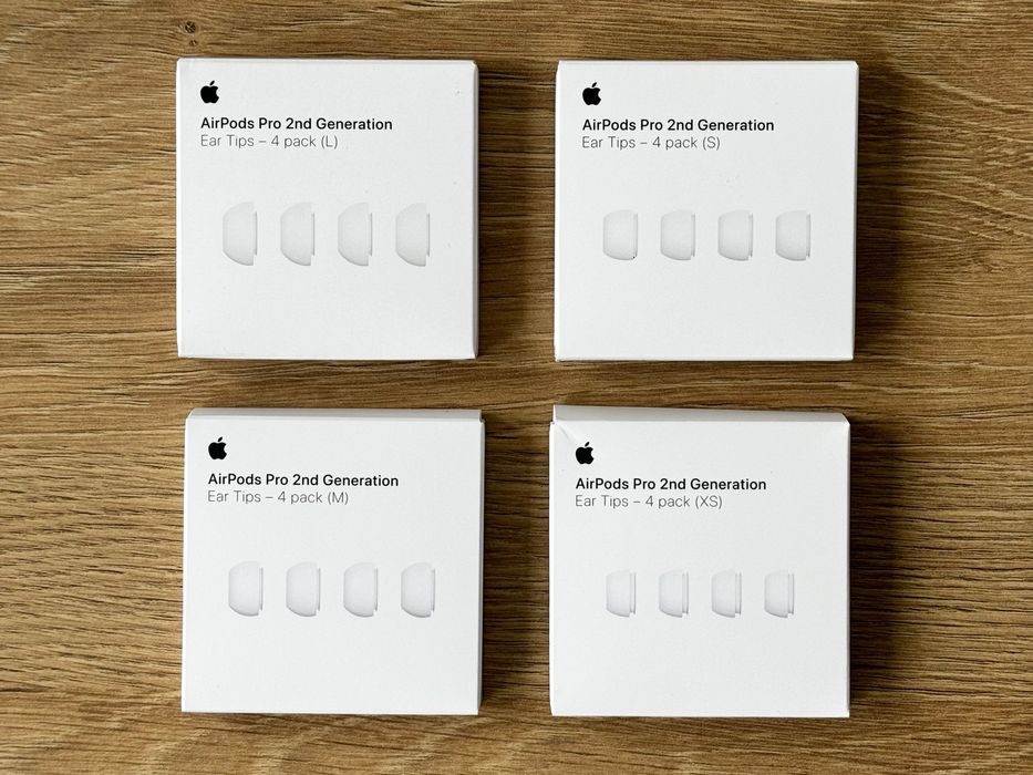 Нові оригінальні накладки Apple EarTips AirPods Pro 1 / 2 амбушюры