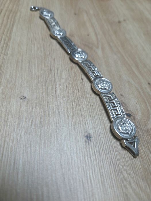 Bransoletka srebrna 925 w stylu Meduzy Versace