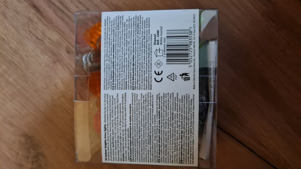 Lampki kolorowe choineczki