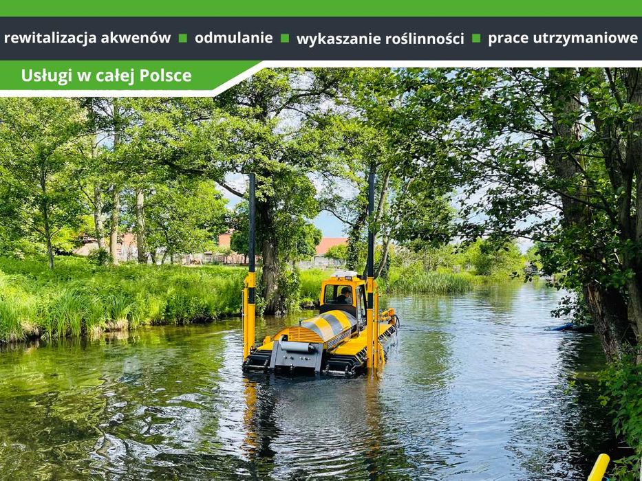 Usuwanie trzcin i roślinności wodnej | Koszenie stawów | Cała Polska | Nowapol rewitalizacja akwenów