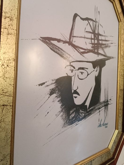 Quadro original de autor em acrílico sobre tela 58cm/48cm