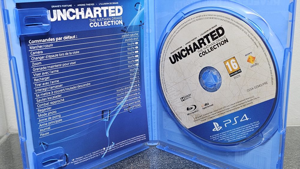 Ucharted The Nathan Drake Collection Remastered 1 2 3 PS4 PlayStation 4