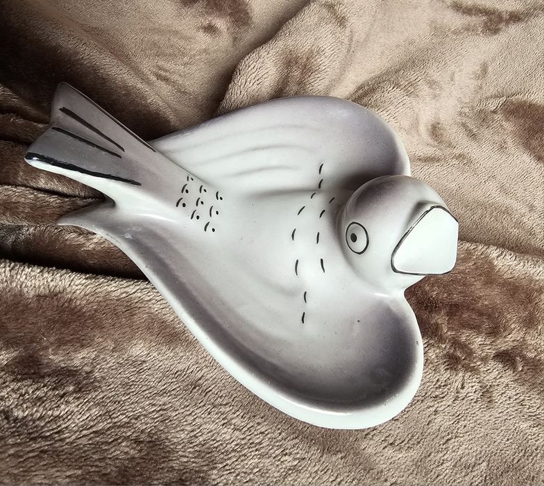 Popielniczka porcelanowa jaskółka Ćmielów