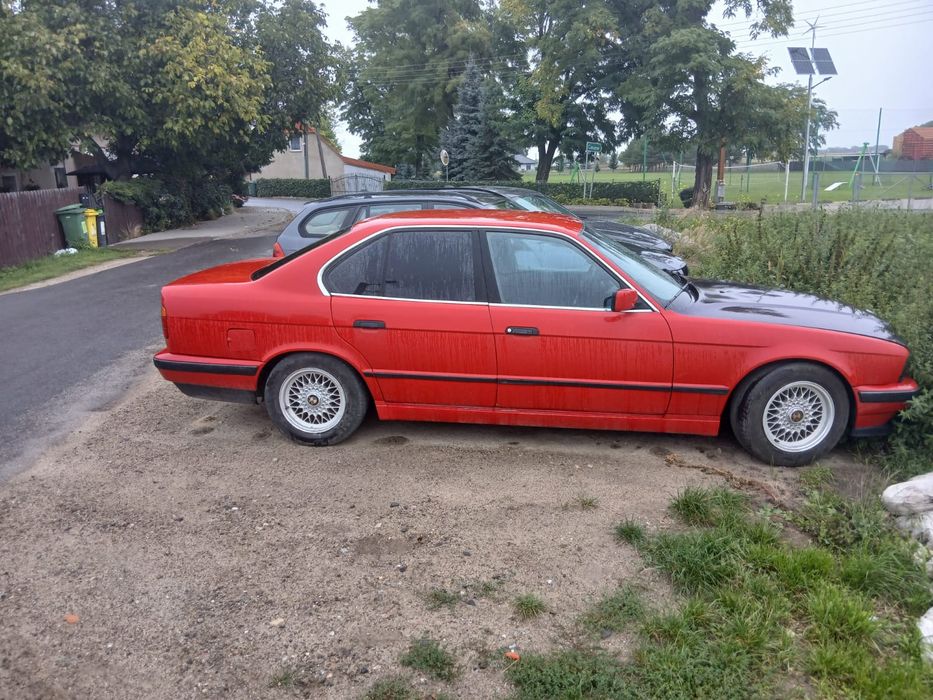 BMW E34 2.0 r6 klimatyzacja hellrot skóry