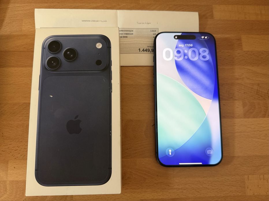 Iphone 17 pro max 256gb  desbloqueado 3 anos garantia(ACEITO RETOMA)9