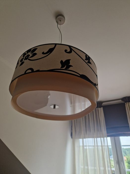 Lampa wisząca abażur