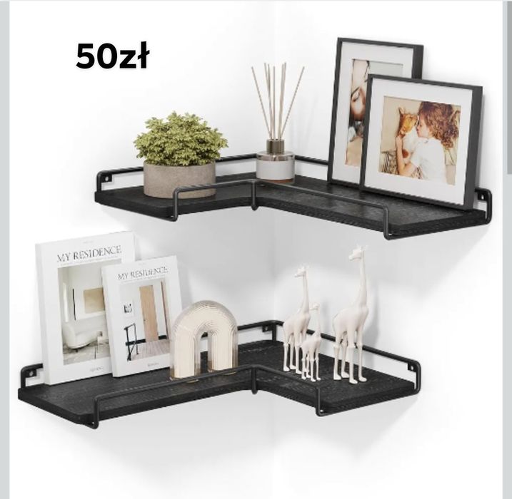 Półki ścienne narożne