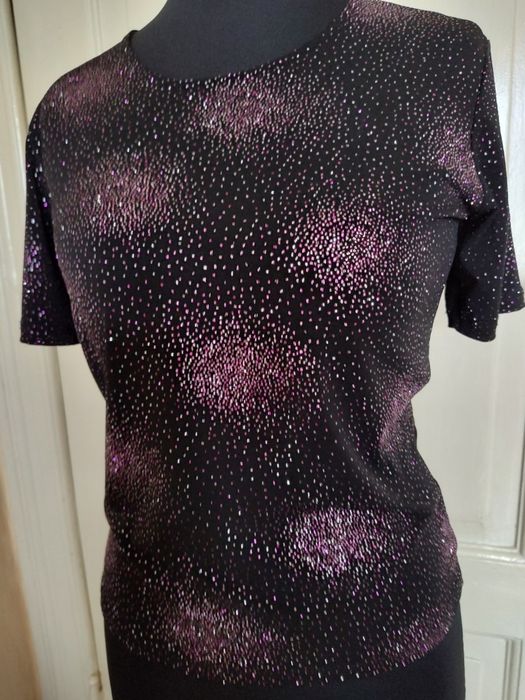 Bluzka z blyskotkami brokatowymi rozmiar S