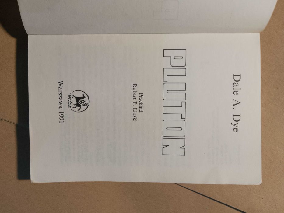 Książka Pluton Dale A Dye 1991