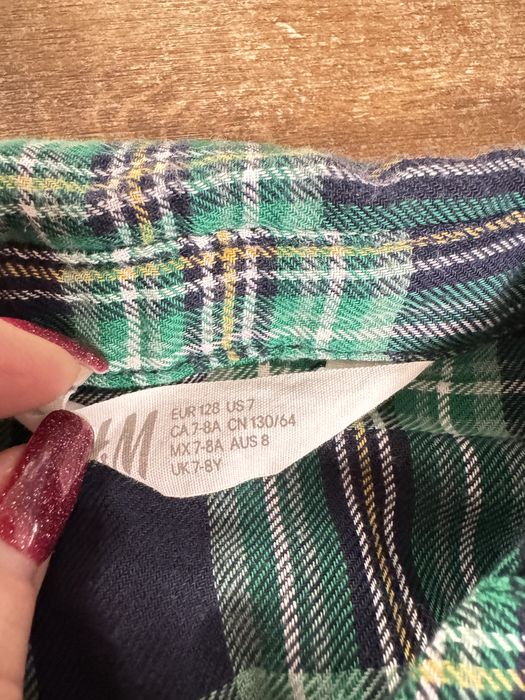 Koszula materiałowa H&M 128