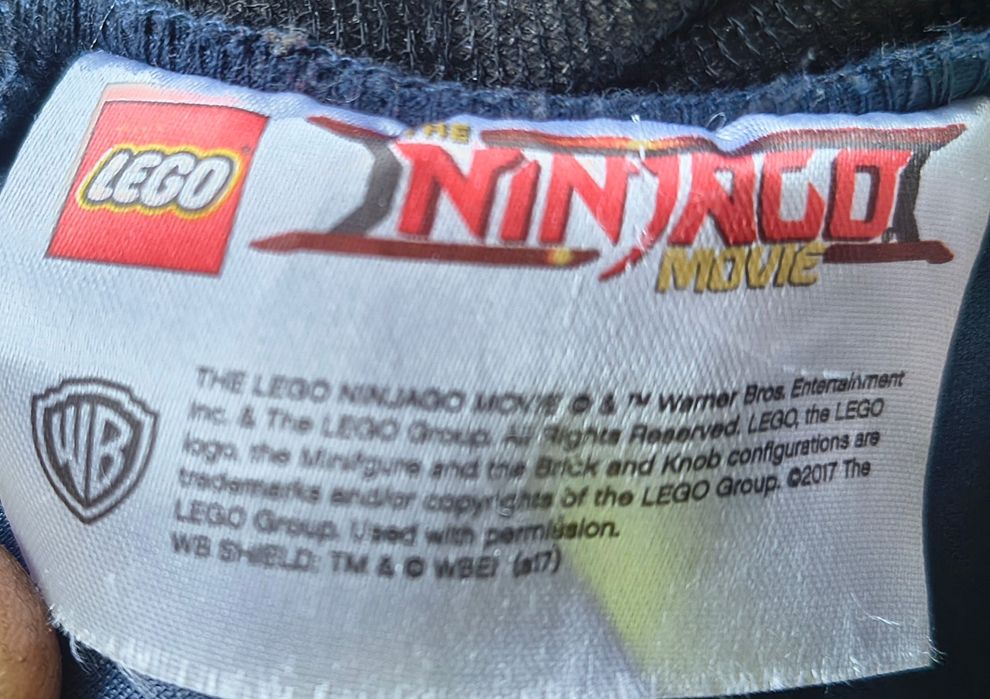 Strój Lego NIJAGO super 5-6 lat przebranie kostium przebranie