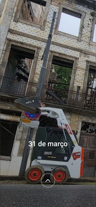 Alugo Bobcat pequena S70 90 cm largura