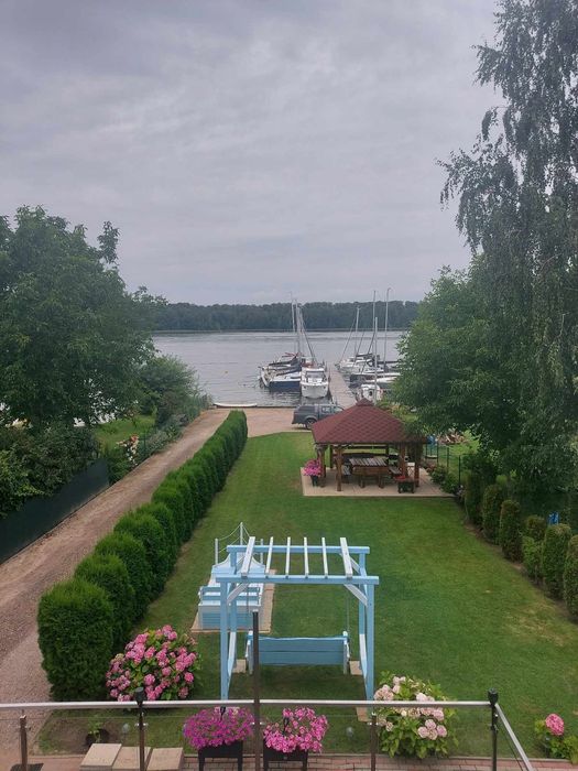 Dom  z linią brzegowa Jeziorak Iława 6 os