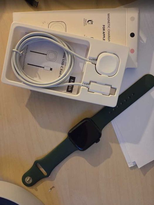 Apple Iwatch 7 41mm 2 paski stan idealny Nowa Ładowarka