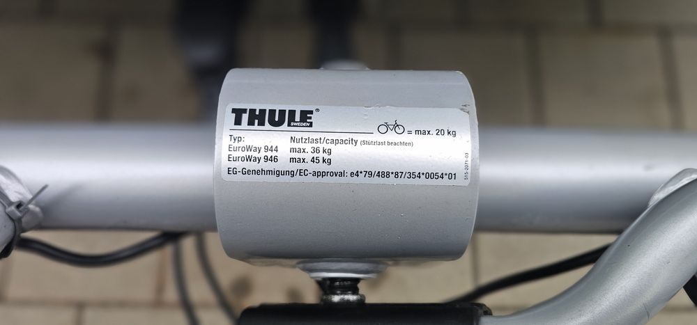 Bagażnik rowerowy Thule 944 uchylny Możliwość wysyłki