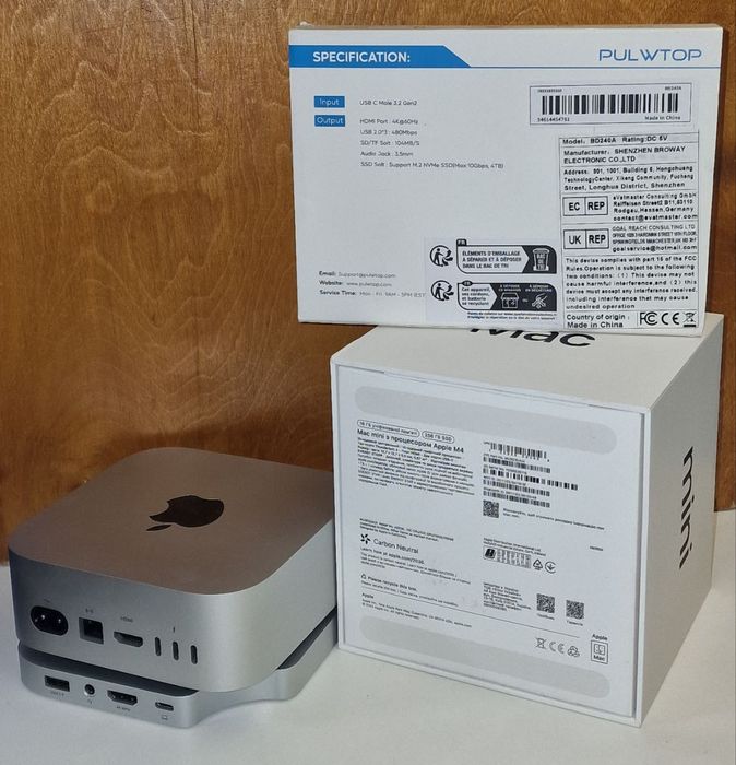 Mac Mini M4 16/256 + Док-станция USB хаб