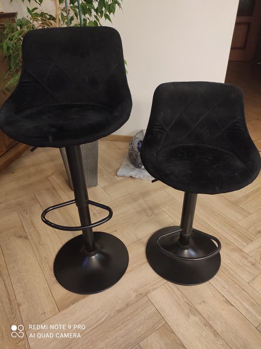 2 Hokery barowe obrotowe