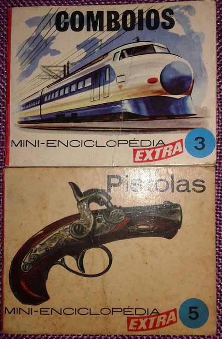 Livrinhos raros, Mini-Enciclopédia Extra: Comboios + Pistolas - 1969
