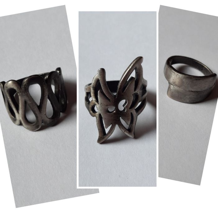 Pierścionki Vintage komplet.