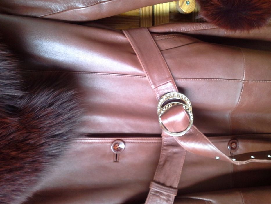 Кожаное пальто. Новое. 50-52