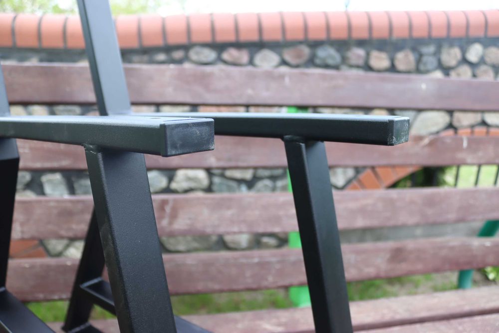 Ławka ogrodowa. BOK noga ławki. STALOWA