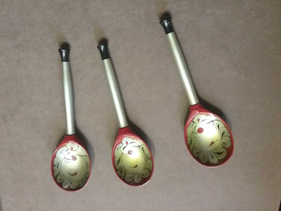 Продам деревяные ложки росписные СССР