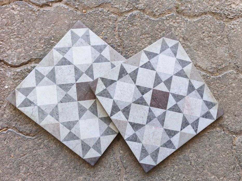 Cerâmico "Kerion" Decorativo 20x20 cm – Novo – 44 Peças