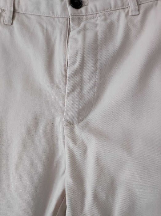 Zara spodnie comfort casual dżinsowe letnie damskie  bawełniane safari