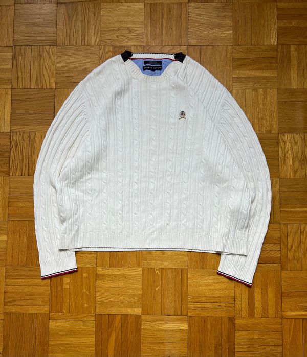 Warkocz Sweter Tommy Hilfiger vintage 90’s