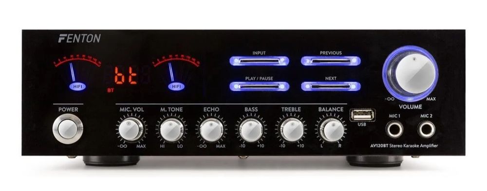 Wzmacniacz fenton 120W  usb bluetooth