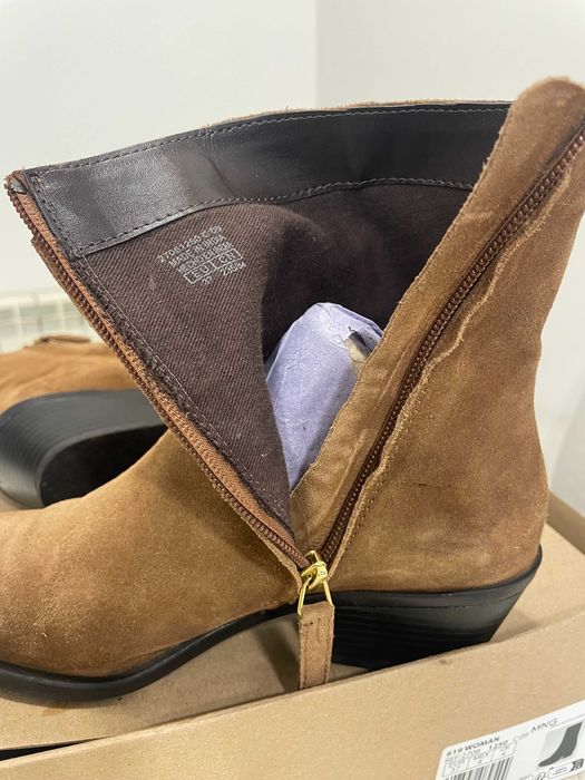 Botins Camurça croute  Mango - calçado 2 vezes