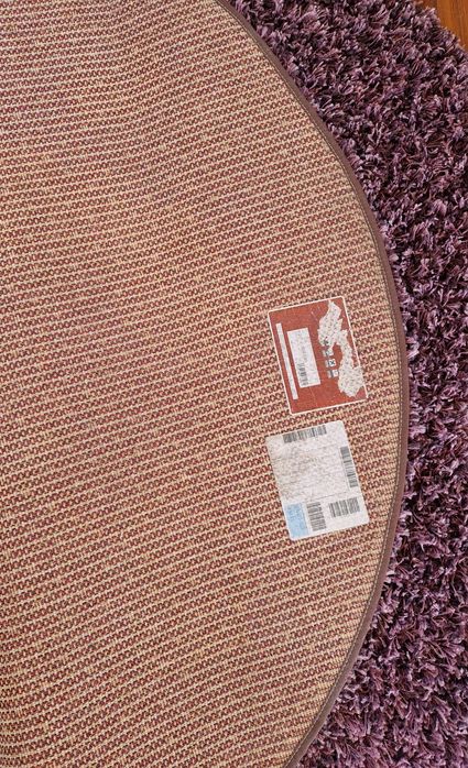 Tapete roxo circular