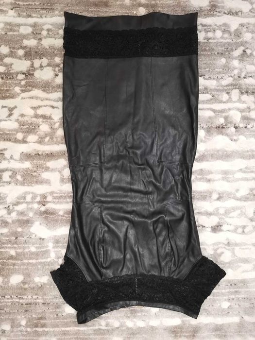 шикарна сукня із екошкіри  XS. S