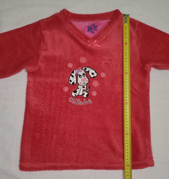 Bluza piżamowa dziewczęca