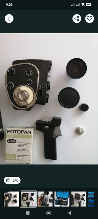 Stara kamera czasy PRL-u