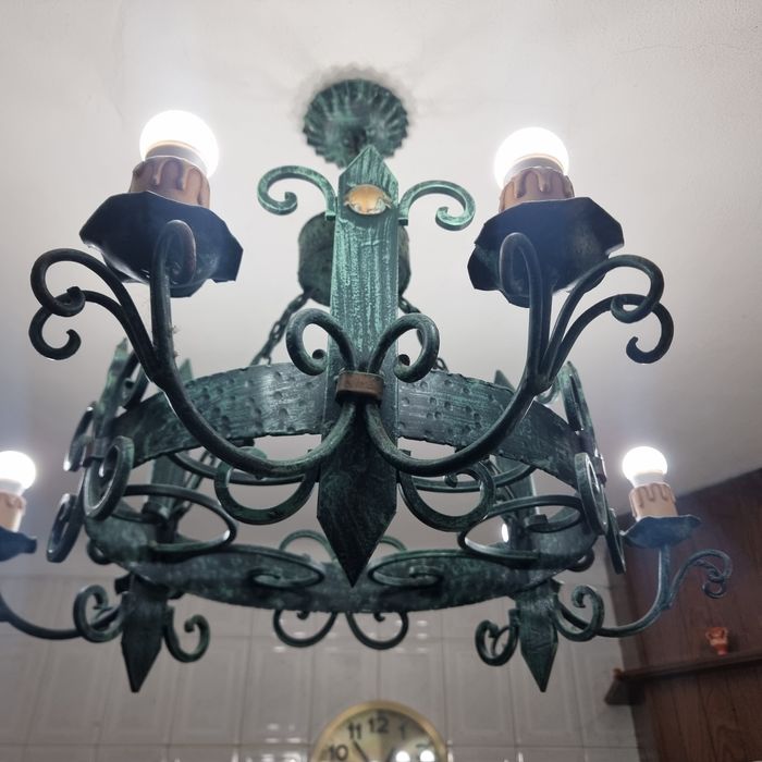 Candeeiro estilo rústico