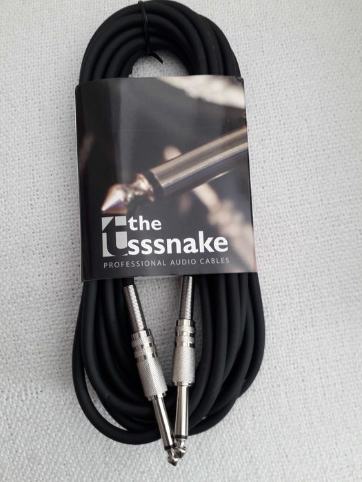 Przewód kabel profesjonalny do gitary 6 m, 50 szt. kostek gratis