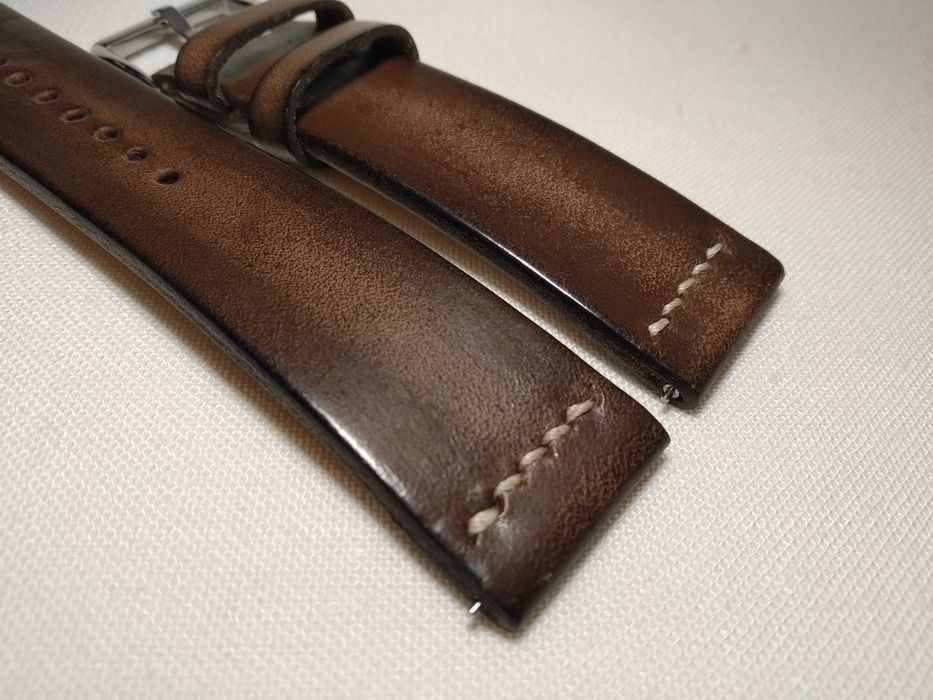 Pasek skórzany do zegarka 22 mm - szybki montaż