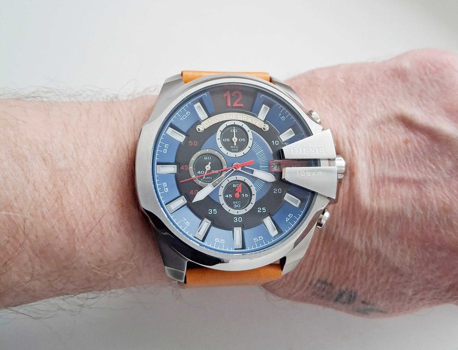 Годинник чоловічий Diesel only the brave blue