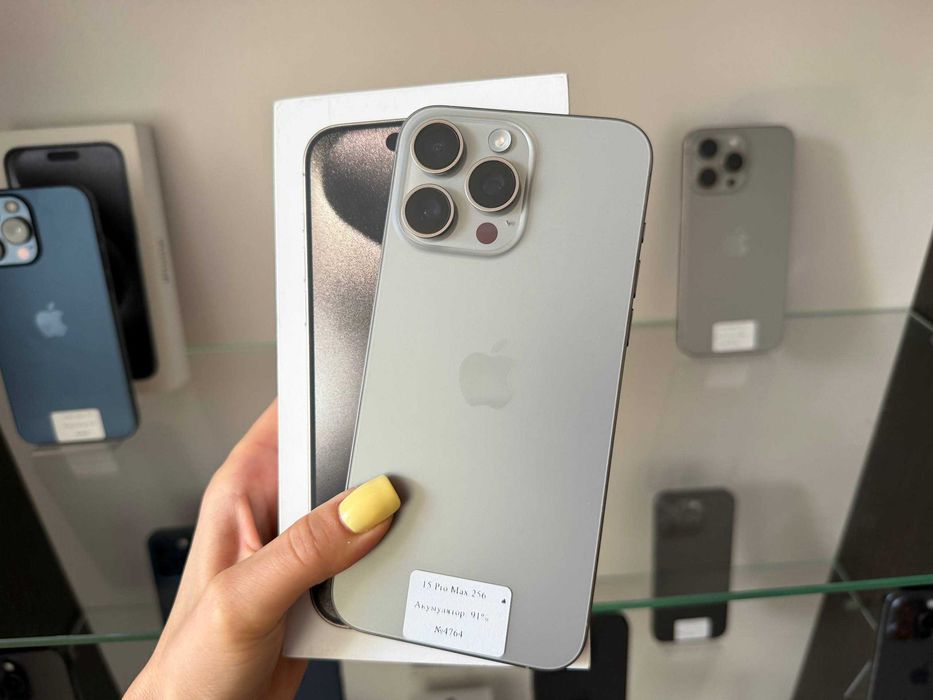 iPhone 15 Pro Max 256 Gb Neverlock (фіз карта) / Магазин + Гарантія
