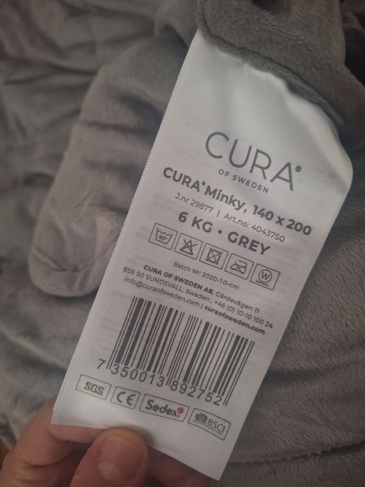 Cura of Sweden - manta de conforto