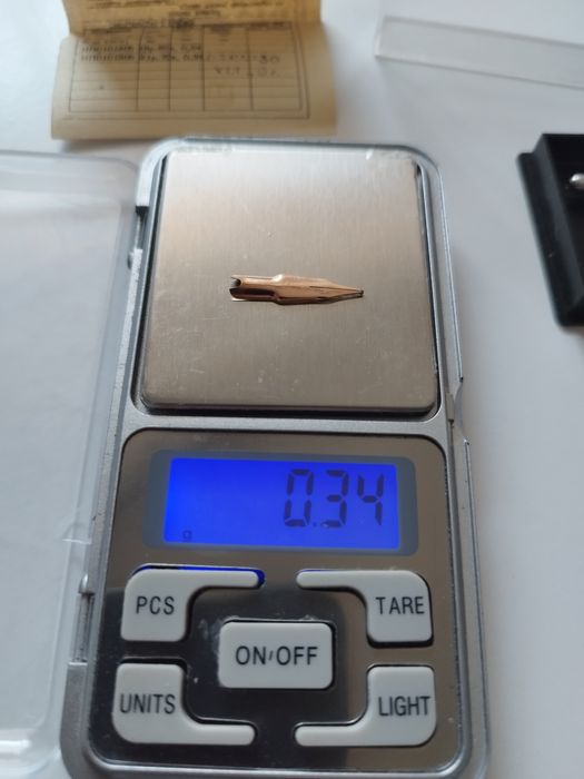 Ручка перо із золота СССР