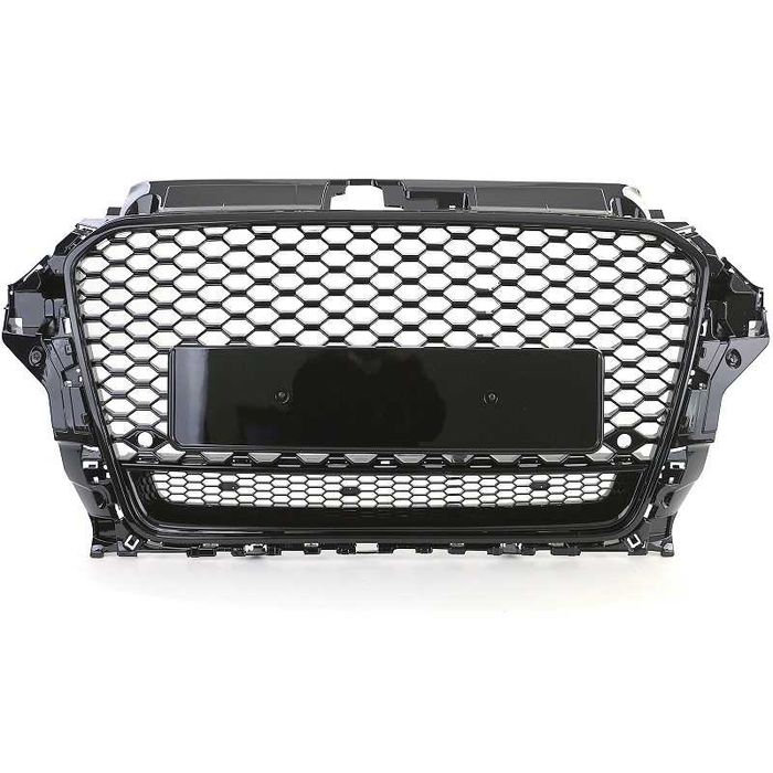 Grelha Frontal Audi A3 8V 12-16 Preto Brilhante